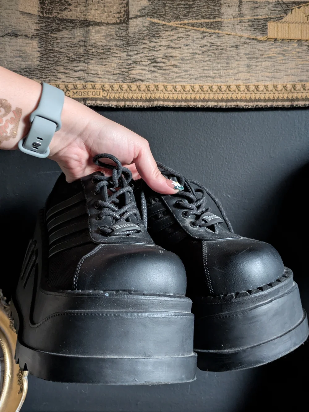 Demonia Stomp-08 Platform Sneakers